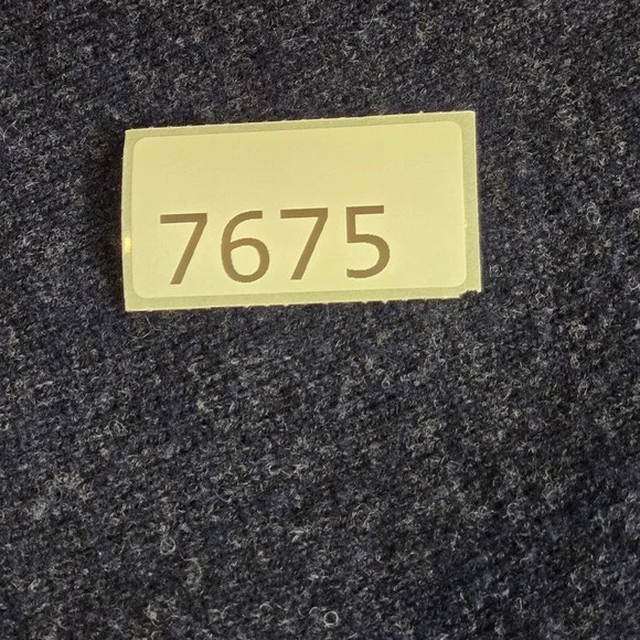 Vintage James Pringle Mens M Navy Blue Wool Crew Neck Sweater Size Medium - Picture 8 of 8